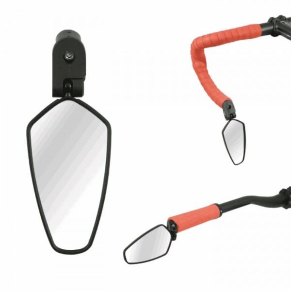 Handlebar mirror with expander. adjustable 360 ° - 1