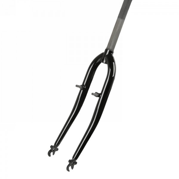 Mtb fork, oversize 1.1/8', 28.6 / 25.4mm, cone 30.0 mm, 240/130 mm, 26', black - 1