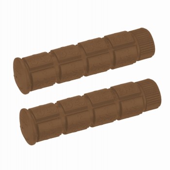 V-grip single speed brown grips - 1