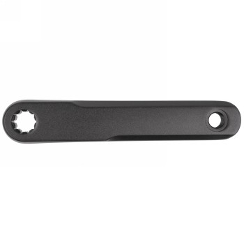 Crank, right, isis mount, for bosch gen 2+4+brose system, aluminium, 170 mm, black anodised, 0 mm offset, with euro hole card - 