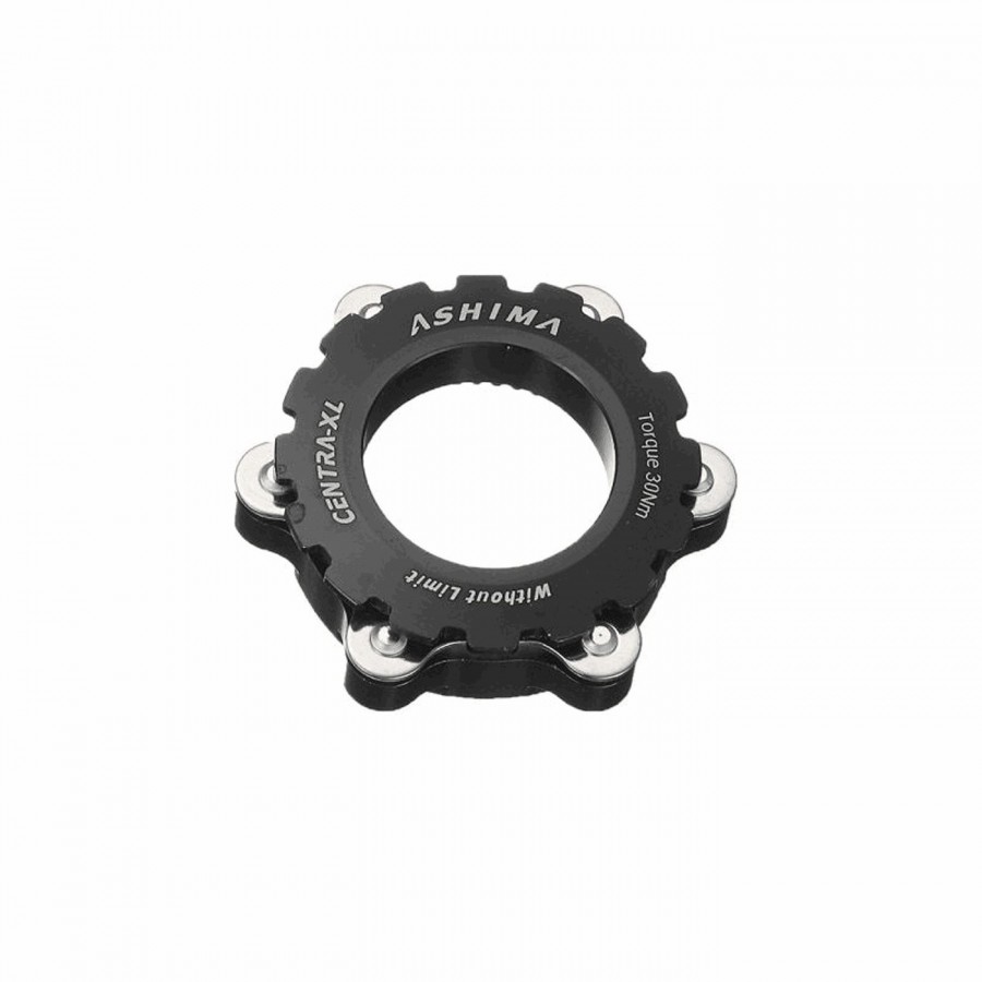 Center lock brake disc adapter for pin: 9/10/12/15/20mm black - 1