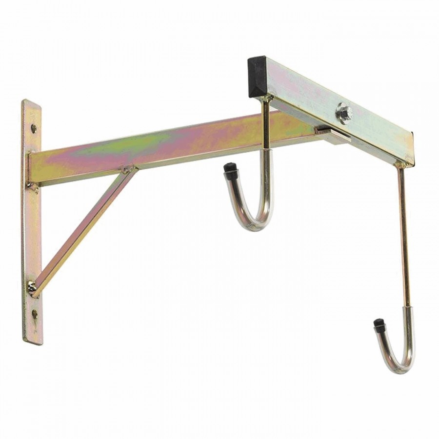Wall rack 35x37cm with 2 bronze metal hooks - 1