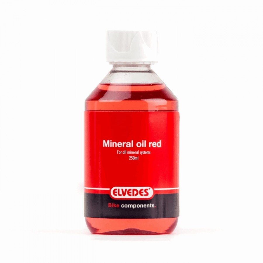 Lata elvedes aceite mineral para frenos rojo 250 ml - 1