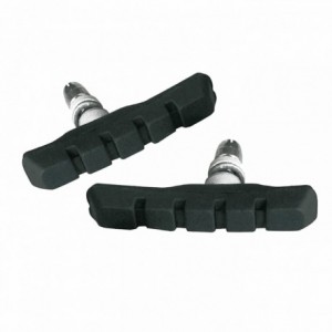 Mtb brake pads 70mm black with offset nut - blister 2 pieces - 1