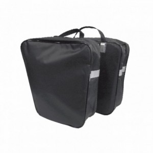 Seitentasche sport 20lt - 30/23x33x8cm aus schwarzem nylon (paar) - 1