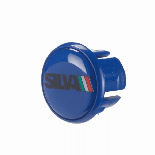 Race handlebar caps silva blue 2pcs - 1