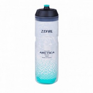Botella de agua zefal thermal arctica 75 gris-verde 750 - 1