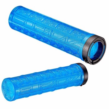 Puños grizips azul neón - 1