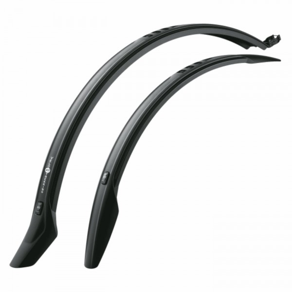 Front and rear mudguards kit velo 47 trekking 28 "black - 1