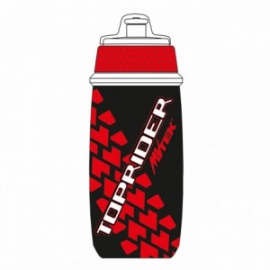 Toprider bottle 650ml red/black for mtb - 1