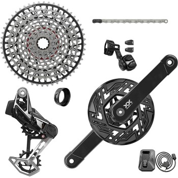 Sram Kit Xx Axs Eagle Transmission E-Mtb 104 Lk, Ohne Kurbelarme, 36T, 10-52T, Inkl. Ladegerät, Batterie & Kette - 3 - Gruppo co