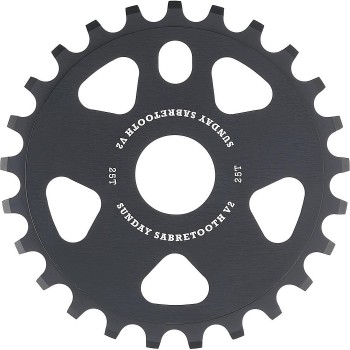 Sprocket Sunday V2 25T, 6061-T6 Black - 1 - Corone e pignoni - 630950910779