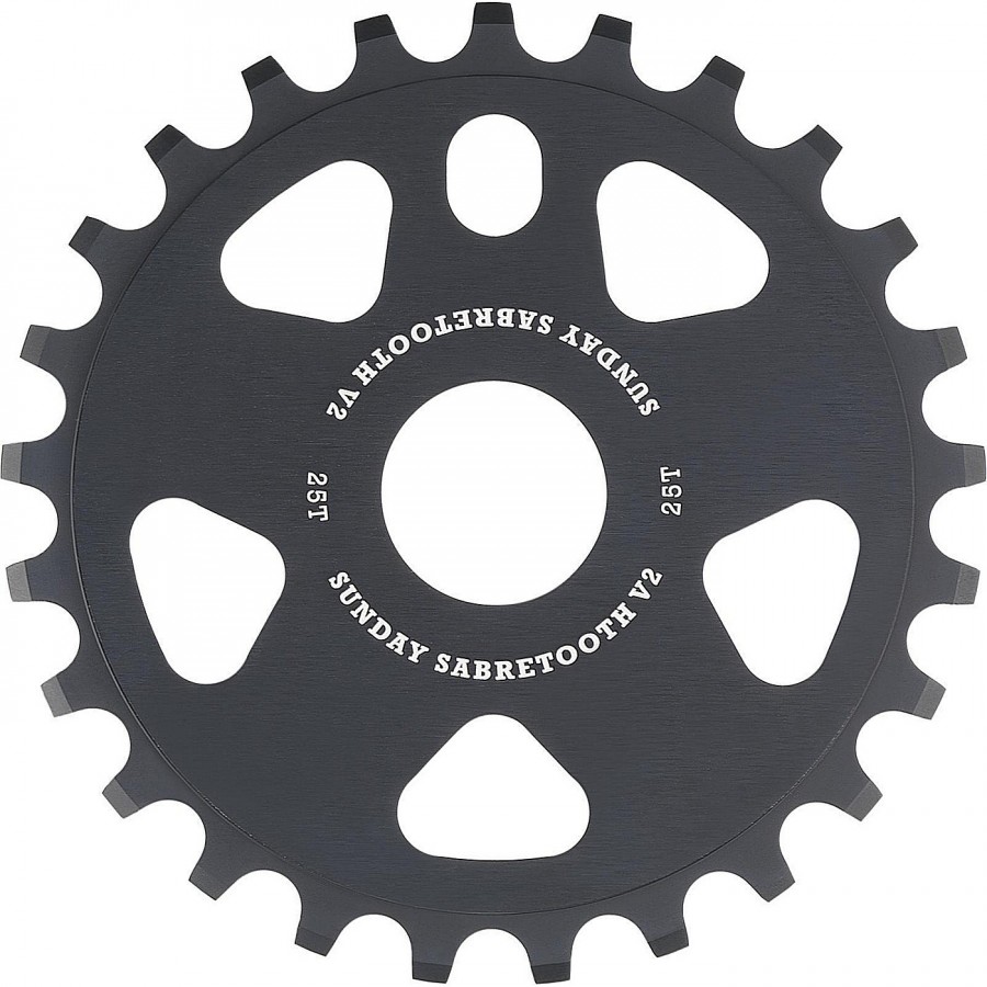 Sprocket Sunday V2 25T, 6061-T6 Black - 1 - Corone e pignoni - 630950910779