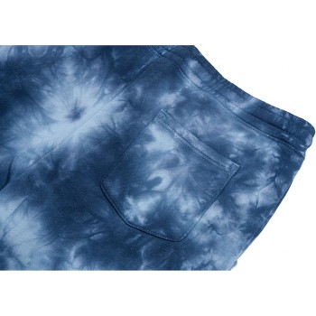 Sunday Pantalon de jogging long bleu tie-dye, Xxl - 4