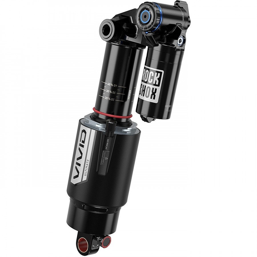 Rockshox Vivid Ultimate Rc2t 205X65, 1 ficha, bloqueo 2 Reb25/Comp34, Adj Hbo, muñón estándar - 3