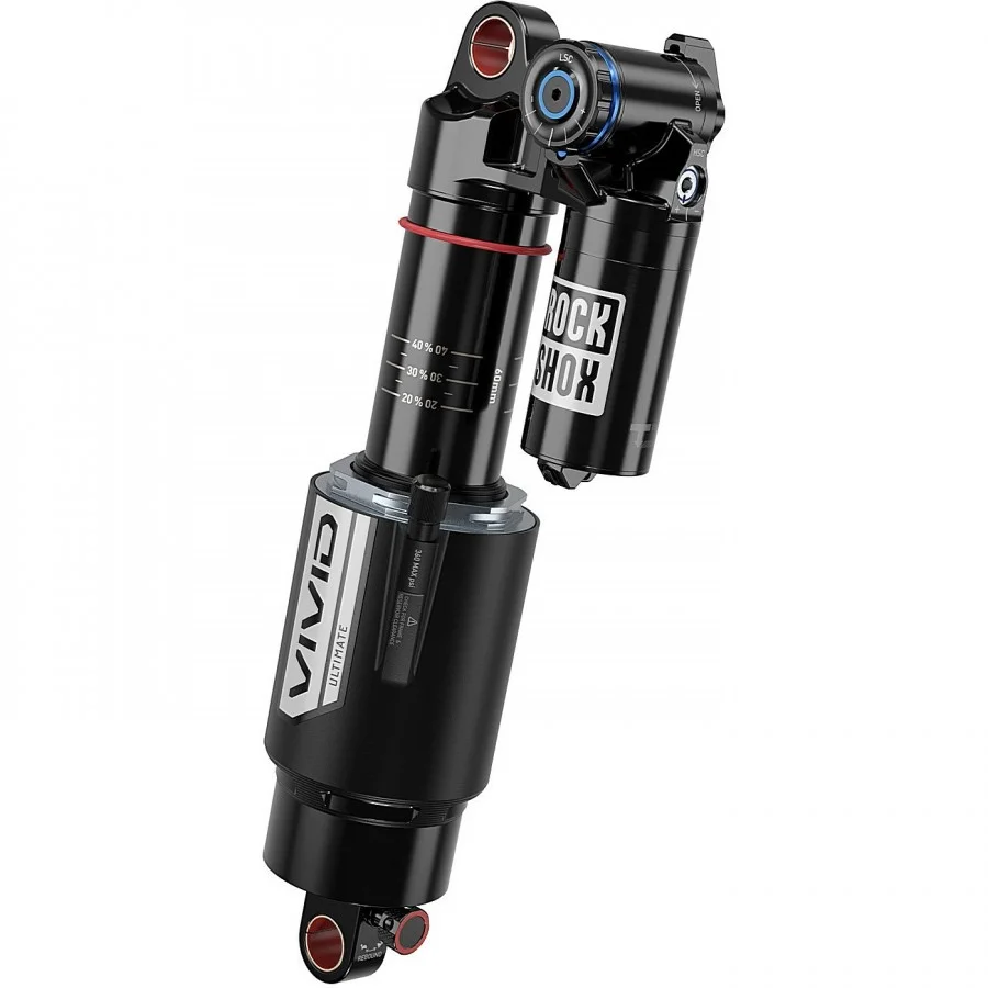 Rockshox Vivid Ultimate Rc2t 205X65, 1 jeton, verrouillage Reb25/Comp34 2, Adj Hbo, tourillon standard - 8