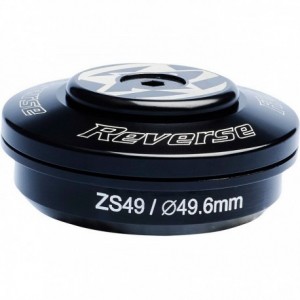 Reverse headset base top part 1.5"-1 1/8" (black) Zs49/28.6 (Semi Int.), with claw - 1