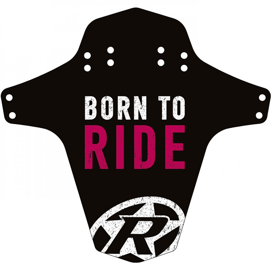 Guardabarros inverso Born To Ride (Negro/Candy) - 1