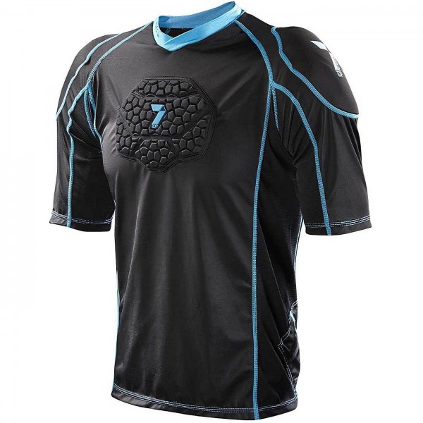 7Idp T-Shirt Flex Body Protector Talla: M, Negro-Azul - 1