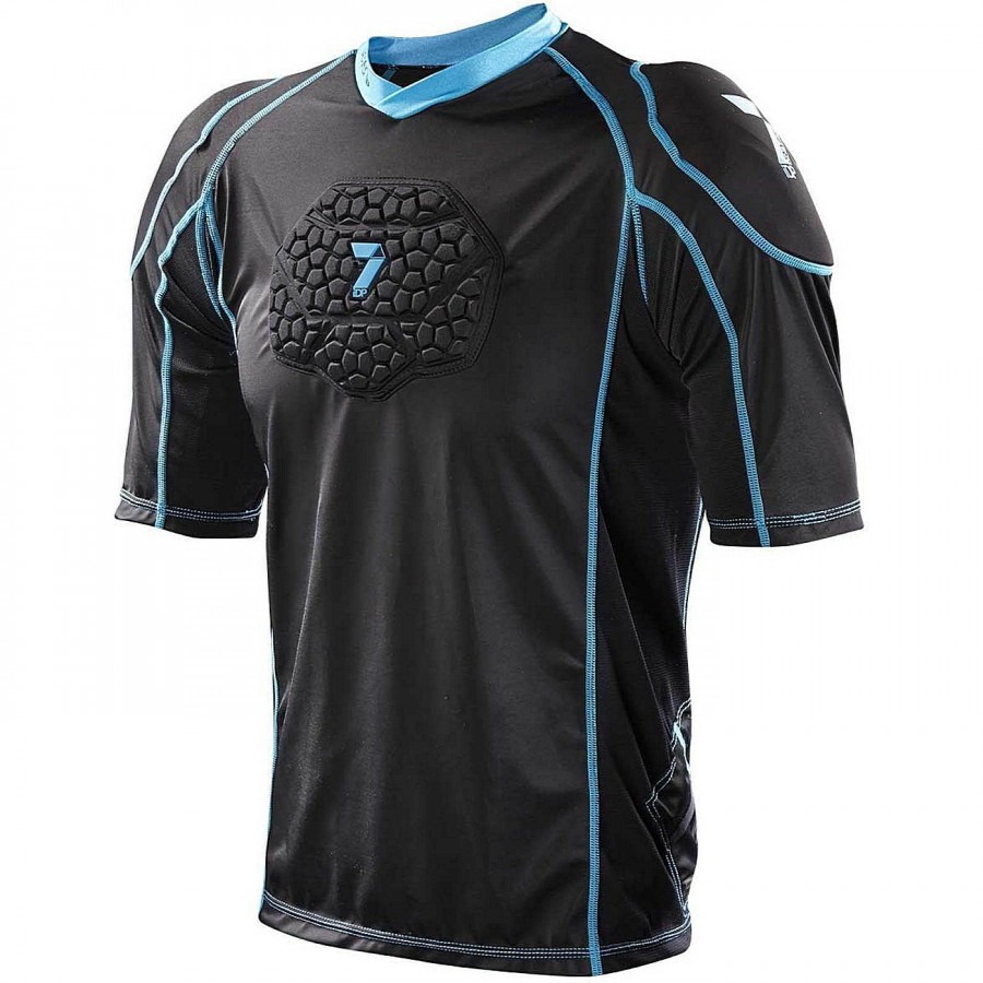 7Idp T-Shirt Flex Body Protector Größe: M, Schwarz-Blau - 1