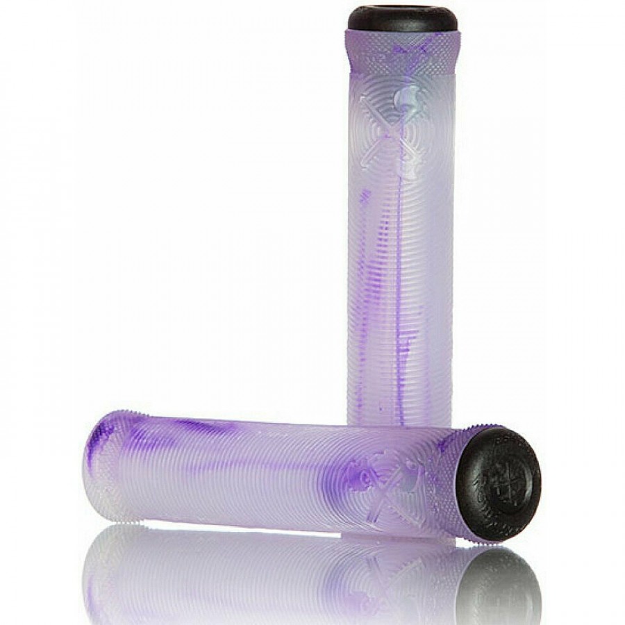 Grips, Demolition Flangeless Clear-Purple Marble - 1