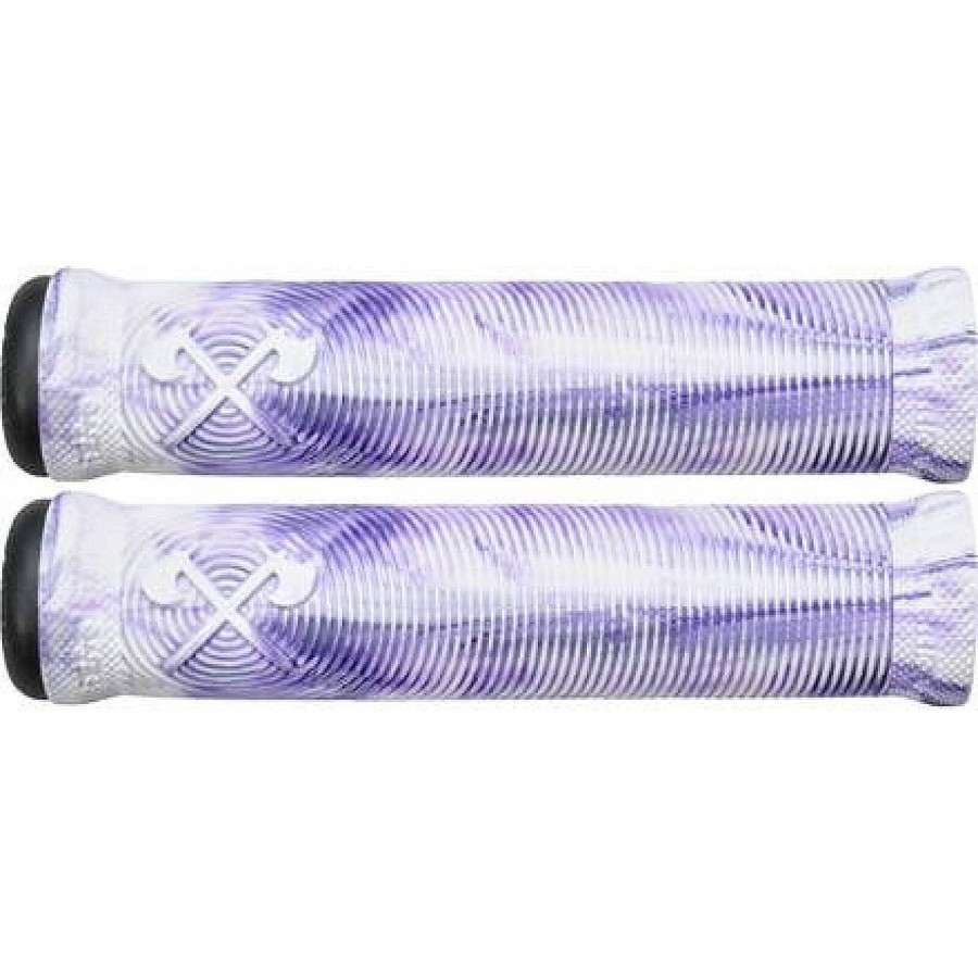 Grips, Demolition Flangeless Clear-Purple Marble - 2