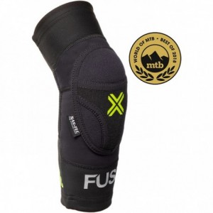 Fuse Omega Elbow Pad, Size M-L Back-Yellow - 1