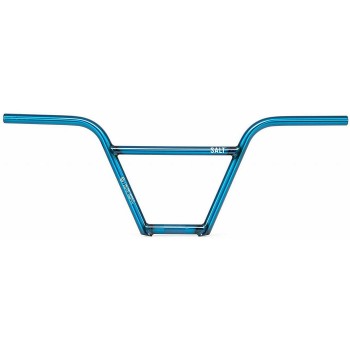 Guidon Pro 4 pièces 9" hauteur bleu translucide - 1