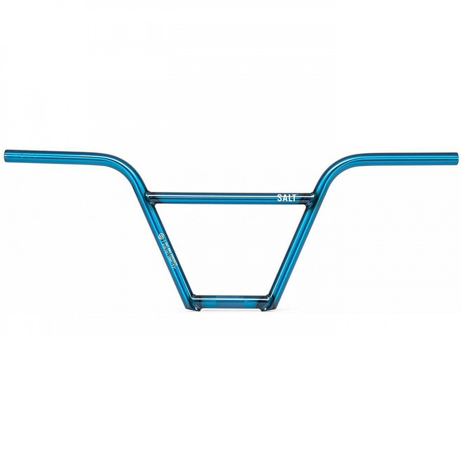 Guidon Pro 4 pièces 9" hauteur bleu translucide - 1