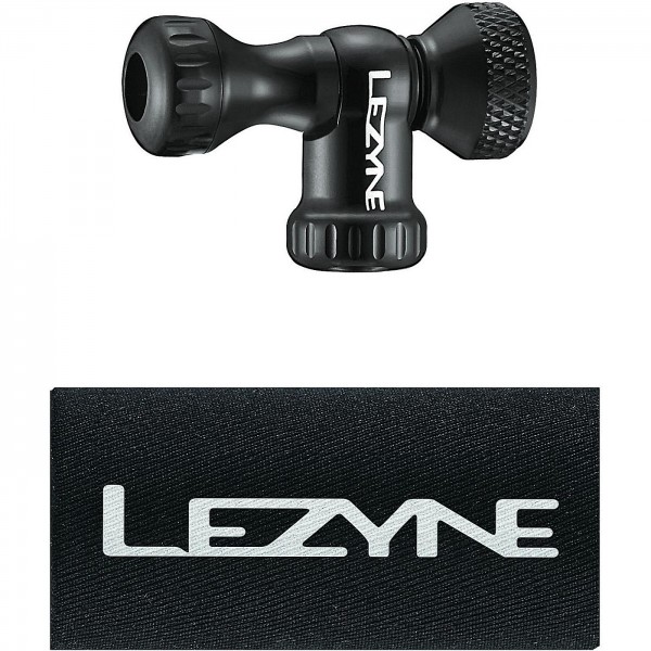 Lezyne Co2 Pompa Testa Controllo Drive Cnc, Nero - 1 - Bombolette e dosatori co2 - 4712805987733