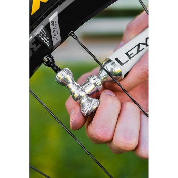 Lezyne Co2 Tête De Pompe Commande Commande CNC, Noir - 2