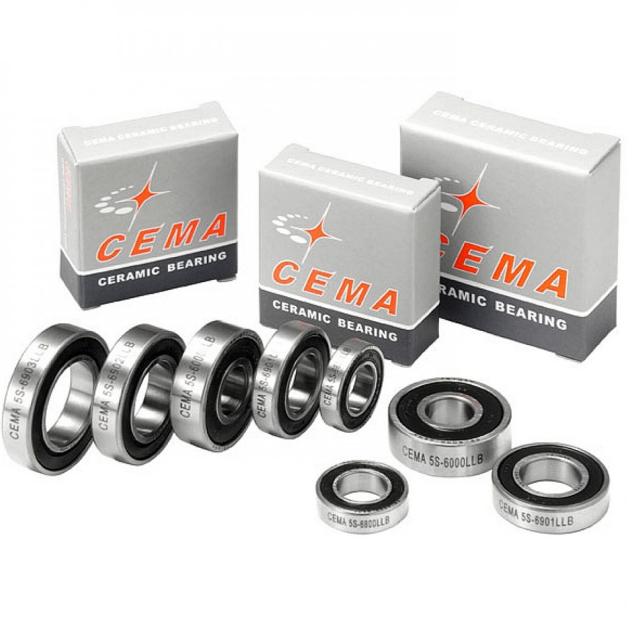 Cema Hub Bearing R6 9.52 X 22.22 X 7.14 Ceramic - 1