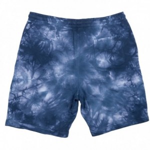 Pantaloni da jogging Sunday corti blu Tie-Dye, L - 2 - Pantaloni - 0630950935048