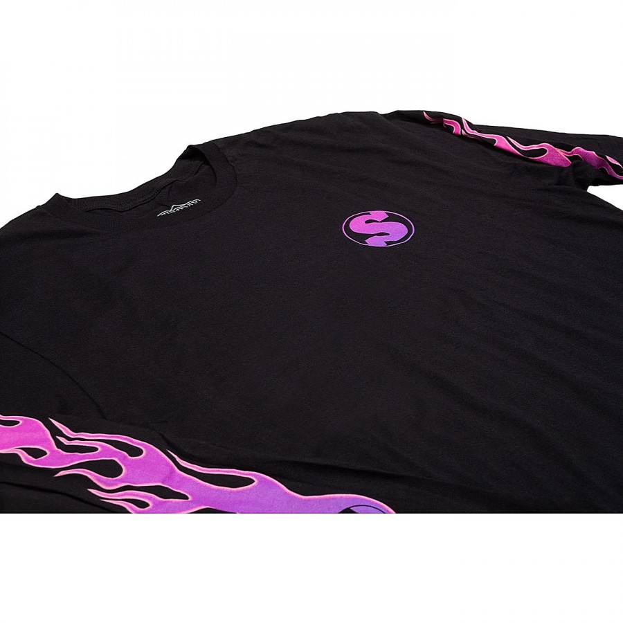 Sunday Long Sleeve Flame Schwarz Lila L - 3