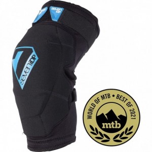 7Idp Flex Knee Pad Size: Xl, Black-Blue - 1