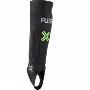 Fuse Omega Pro Protège-Tibias Combo Xxl, Noir/Jaune Néon - 1