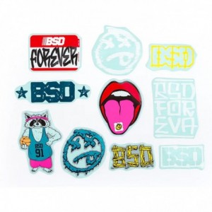Bsd 10 Pack Mixed Stickers 2023 - 1