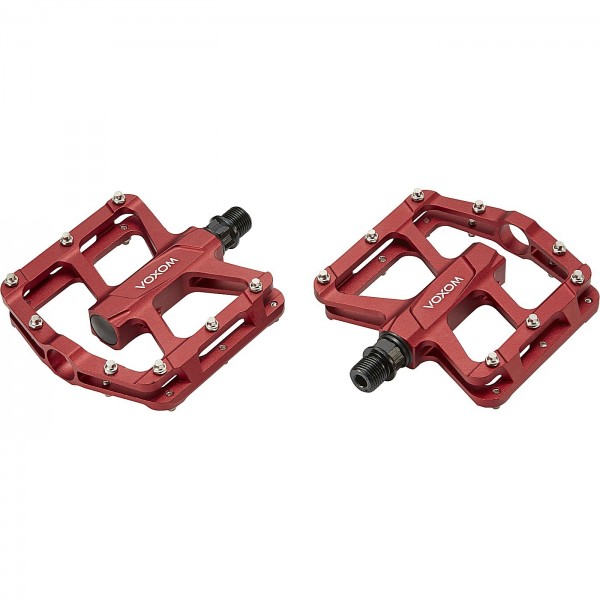 Pedale Mtb Voxom Pe16 Anodizzato Rosso - 1 - Pedali - 4026465153026