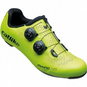 Chaussures de vélo de route Catlike Mixino Rc1 Carbon, taille: 45 jaune - 1