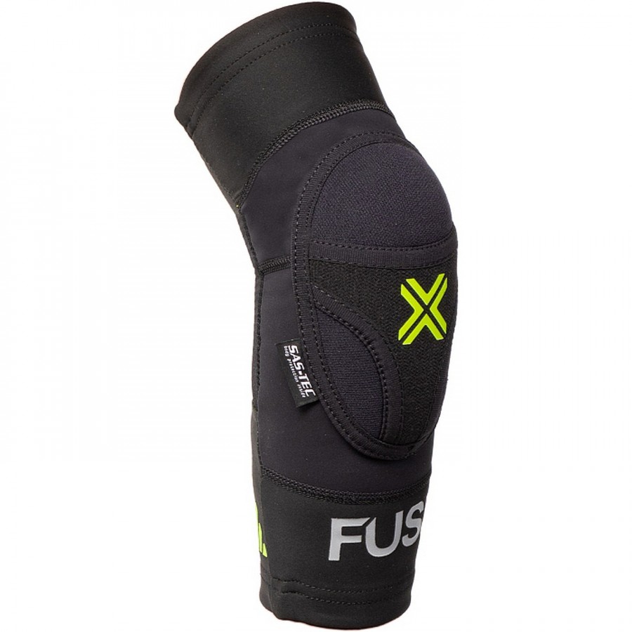 Fuse Omega Coudières Taille: Enfants M-L Noir-Jaune Fluo - 2