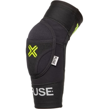 Fuse Omega Coudières Taille: Enfants M-L Noir-Jaune Fluo - 7