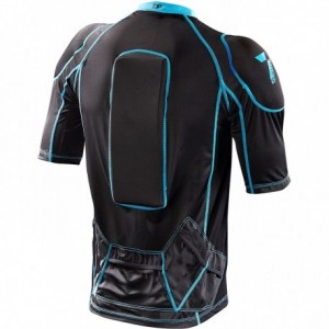 7Idp T-Shirt Flex Body Protector Talla: S, Negro-Azul - 2