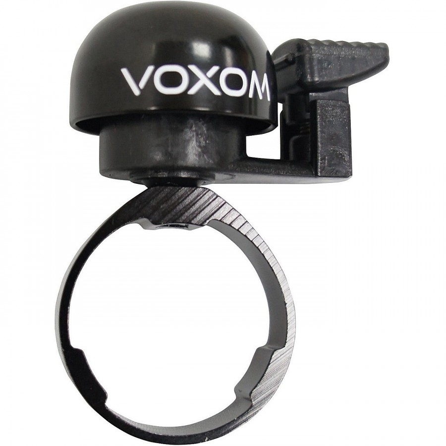 Campanello per bicicletta Voxom Kl3 Nero - 1 - Campanelli - 4026465148886