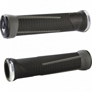 Odi Mtb Grips Ag1 Signature Lock-On 2.1 Black-Graphit, 135Mm Silvern Clamps - 1
