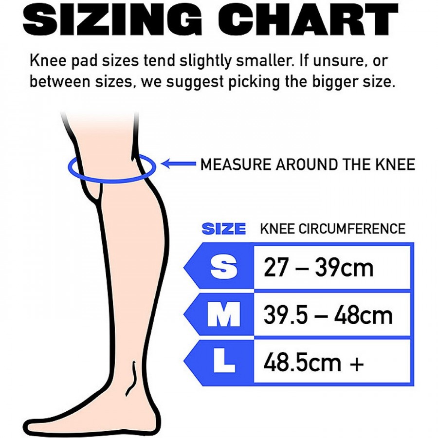 Dimensioni ginocchiera Space Brace: M, nera - 4 - Ginocchiere - 0628504771211