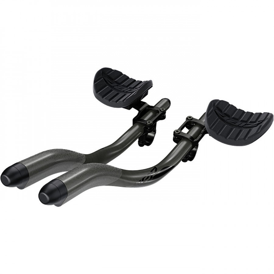 Zipp Vuka Triathlon Clip Carbon 31,8 mm bloccaggio attacco basso, con prolunghe Vuka Alumina Evo 110 22,2 mm - 2 - Prolunghe man