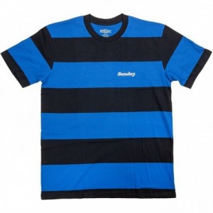 Sunday T-Shirt Game Blue/Black Stripes, Xxl - 1