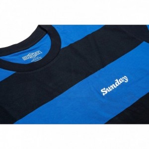 Sunday T-shirt Game Strisce Blu/Nere, Xxl - 3 - Maglie - 0630950933846