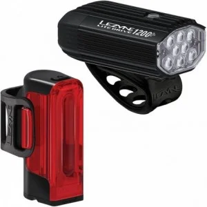 Lite Drive 1200+ / Strip Drive Pro 400+ Lite Drive 1200+ Front + Strip Drive Pro Satin Black / Black - 1