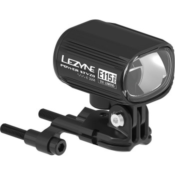 Lezyne Ebike Power Pro E115 Stvzo Schwarz, mit Fernschalter - 2